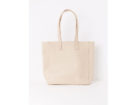 Shopper in ecopelle tinta unita