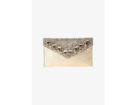 Clutch scintillante con glitter e cristalli