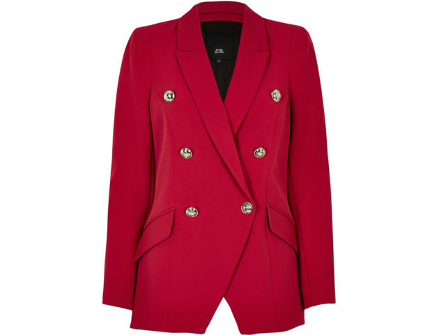 Blazer doppio petto rosso