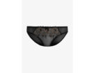 Slip neri con ricami in oro rosa