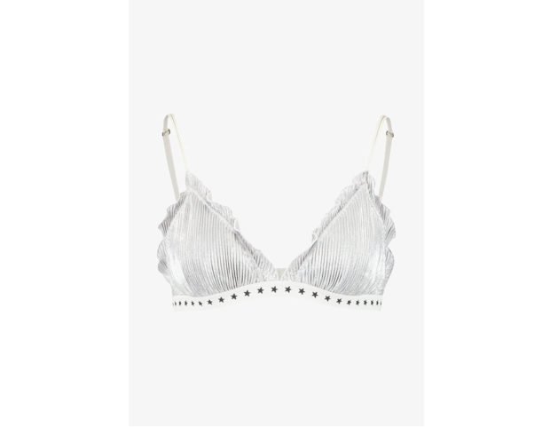 Reggiseno a triangolo argentato