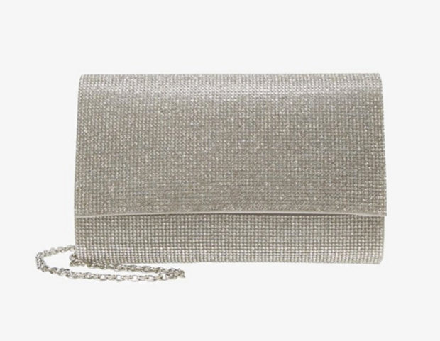 Pochette con strass