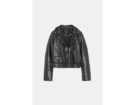 Giubbotto biker effetto pelle