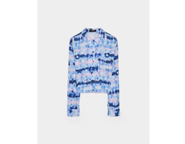 Camicia sfiancata con taschino