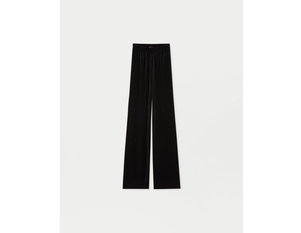 Pantaloni palazzo plissettati