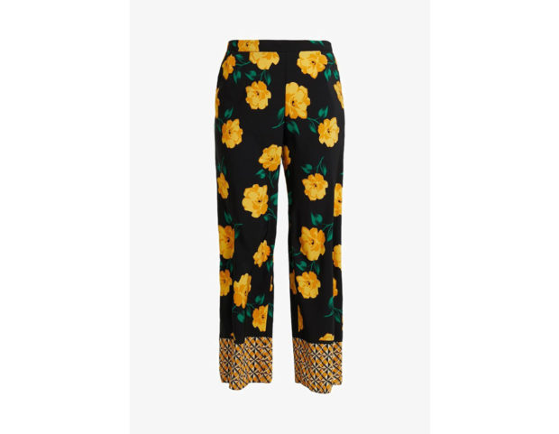 Pantaloni palazzo floreali