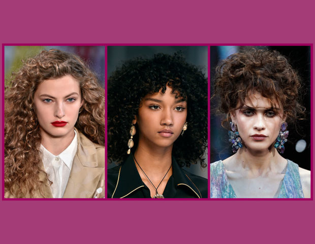 Vuoi scoprire quali sono le tendenze per i capelli ricci della Primavera Estate 2019? Sfoglia la gallery e scegli il tuo taglio di capelli preferito! (Collage di Francesca Merlo)