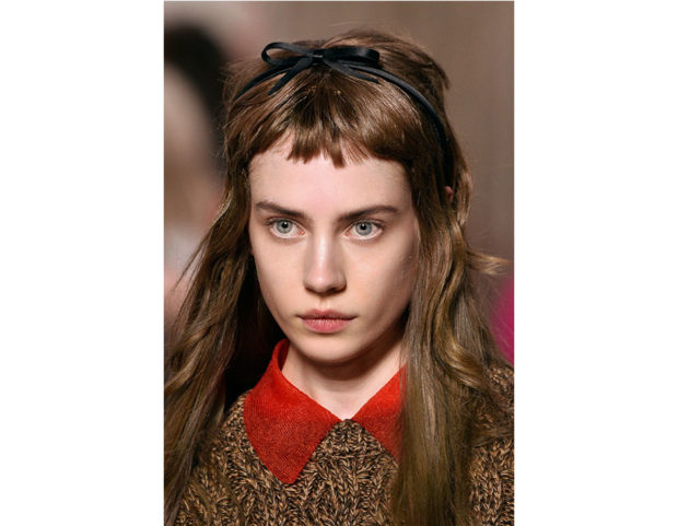 La frangetta mini di Miu Miu.