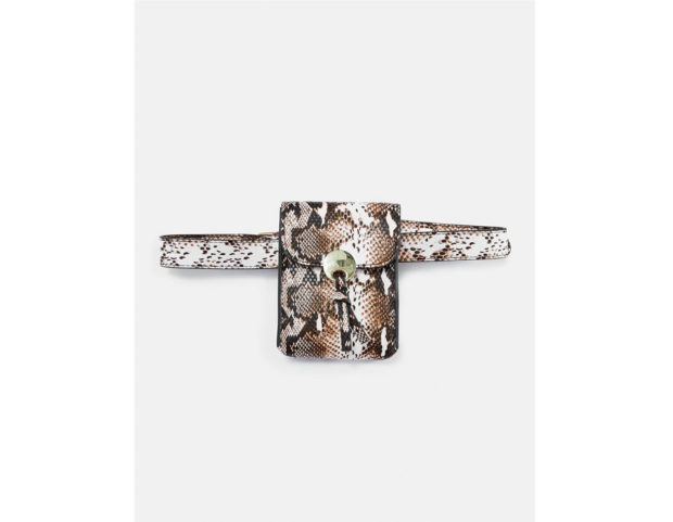Marsupio mini stampa snake