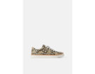 Sneakers con stampa animalier in pitone