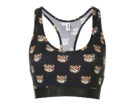 Top cropped con stampa orsi leopardati