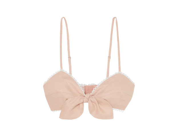 Top corto modello bralette