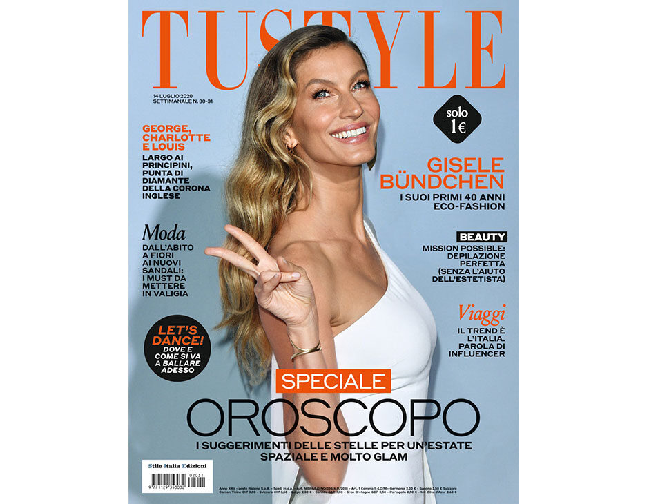 Gisele Bündchen in copertina