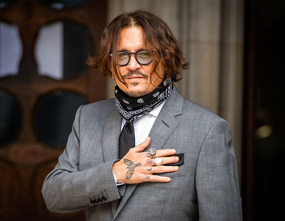 Johnny Depp a Londra