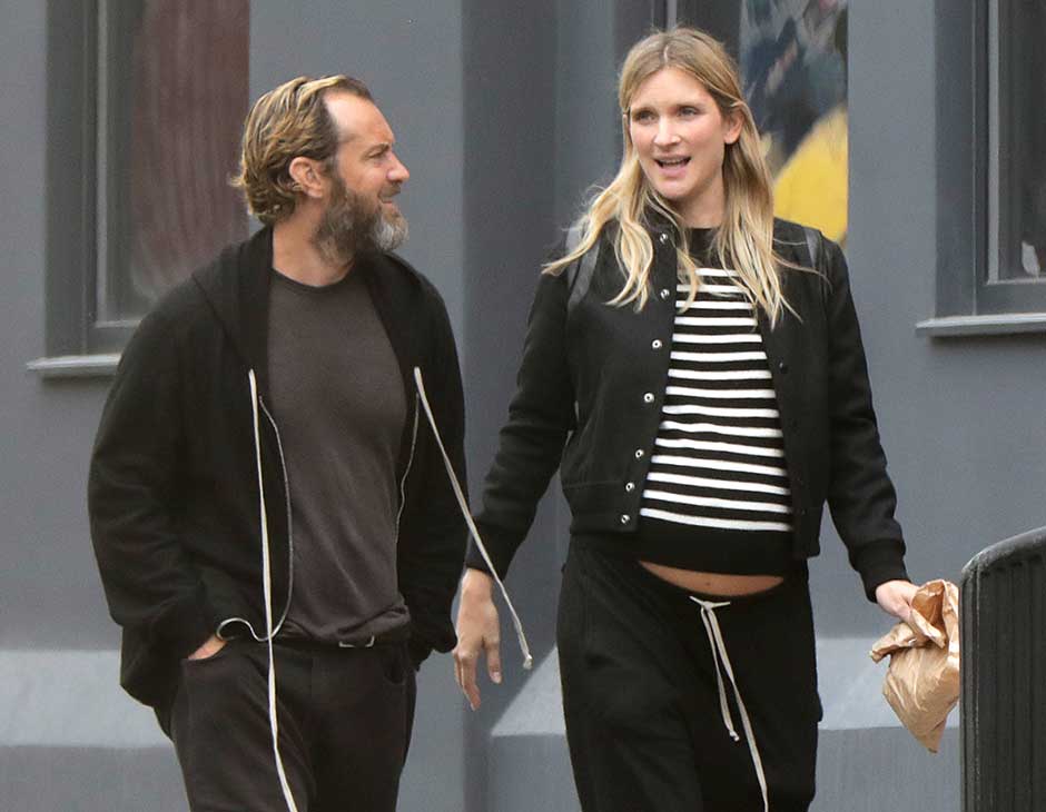 Jude Law e la moglie Philippa Coan