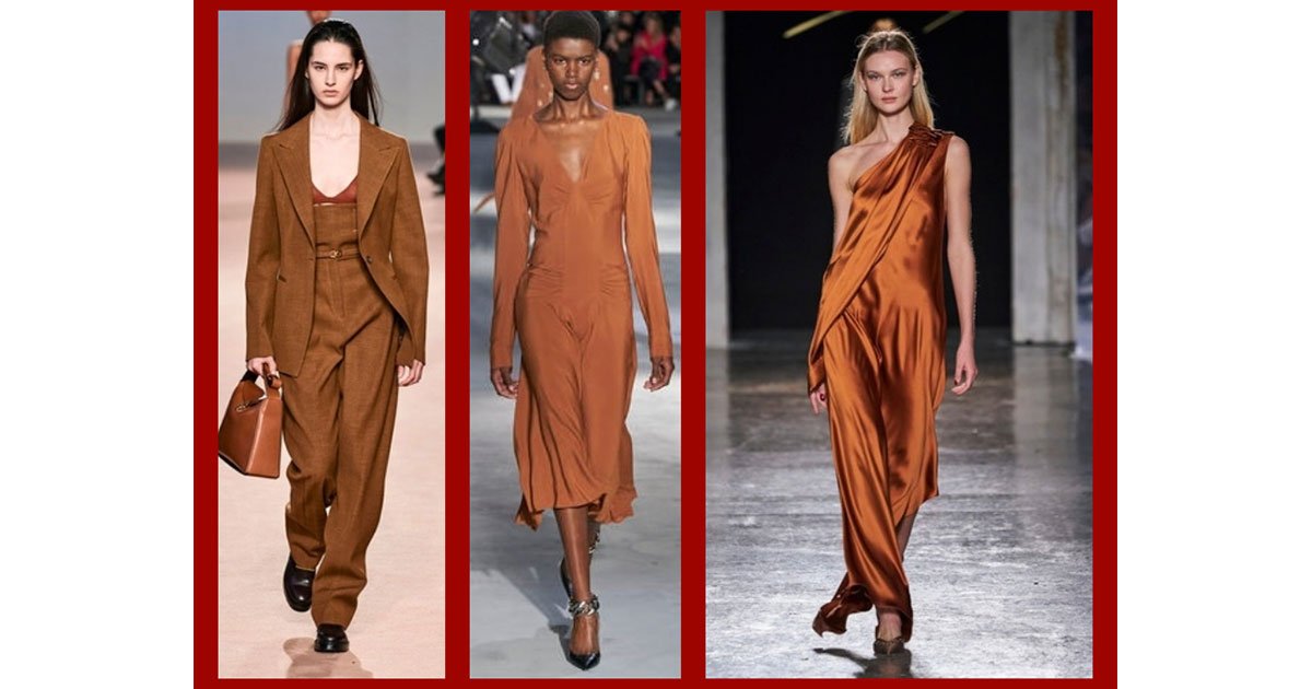Color ruggine tendenza autunno inverno 2020 Tu Style