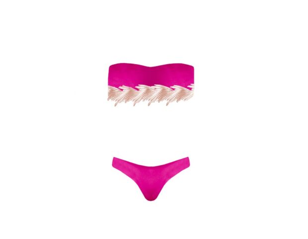 Bikini fascia fucsia + rosa