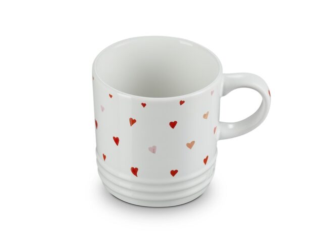 LC_Tazza mug Amour in gres 350 ml con cuori disegnati a mano 18,00 €