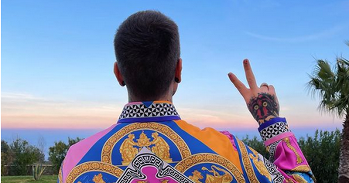Camicia versace fedez clearance