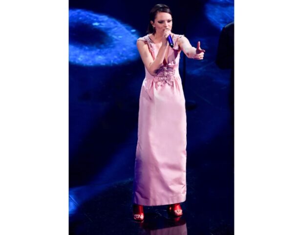 Francesca Michielin sanremo21 look quarta serata miumiu