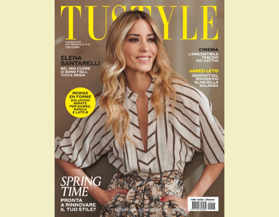 Elena Santarelli in copertina su Tustyle