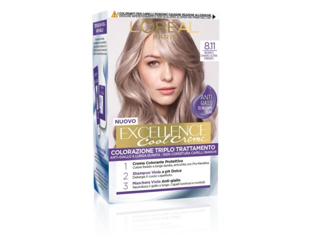 EXCELLENCE COOL CREME 8.11 Biondo Chiaro Ultra Freddo