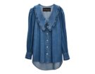 uterque camicia in denim colletto pe21