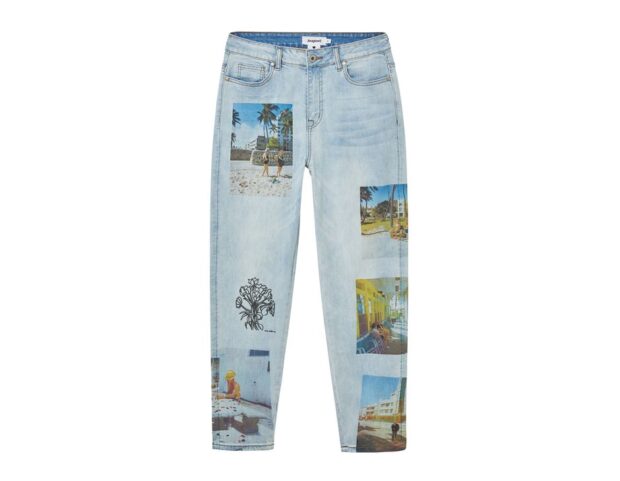 Desigual x Esteban Cortazar SS21_Jeans dritti unisex South Beach
