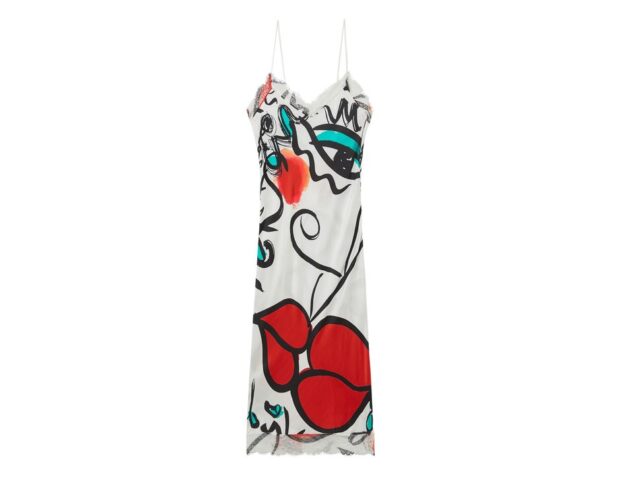 Desigual x Esteban Cortazar SS21_Vestito lingerie con stampa