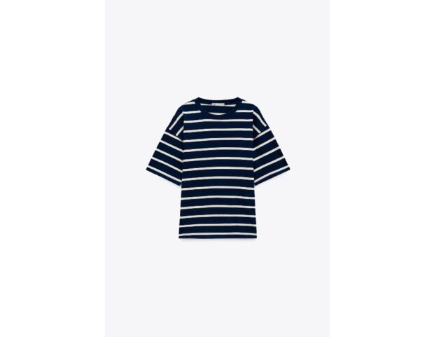 zara T_SHIRT_A_RIGHE_OVERSIZE