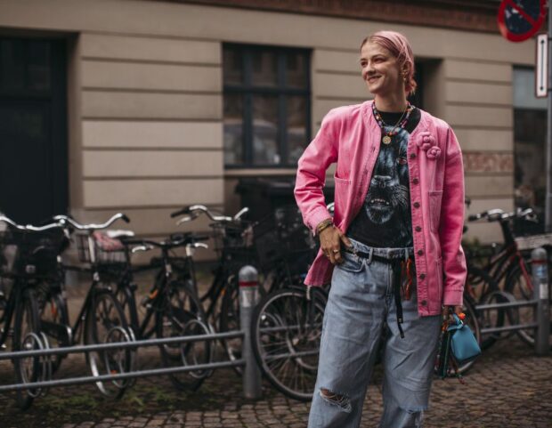 Copenhagen street style PE 22 giacca pink