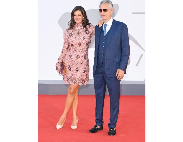 VERONICA BERTI BOCELLI IN ERMANNO SCERVINO E ANDREA BOCELLI