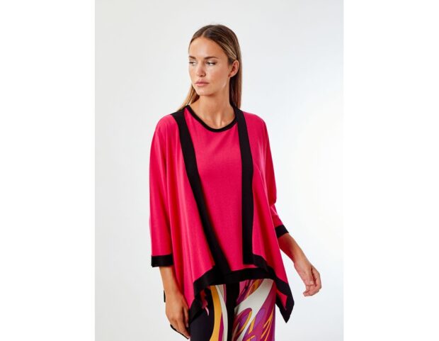 blusa fucsia nero Colb TheOne Milano