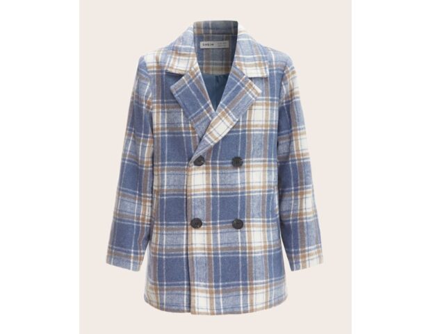 blazer stampa check Shein