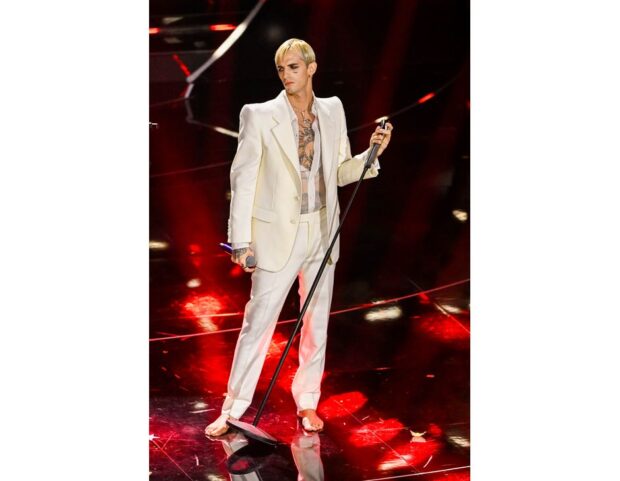 Achille Lauro in Gucci_Sanremo 2022_4 febbraio_SGP ITALIA