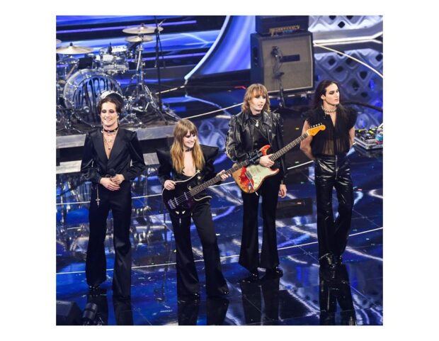 Maneskin in Gucci_Sanremo 2022-look 1