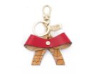 Portachiavi con fiocco in pelle rosso Alviero Martini 1A Classe