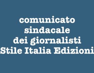 comunicato sindacale