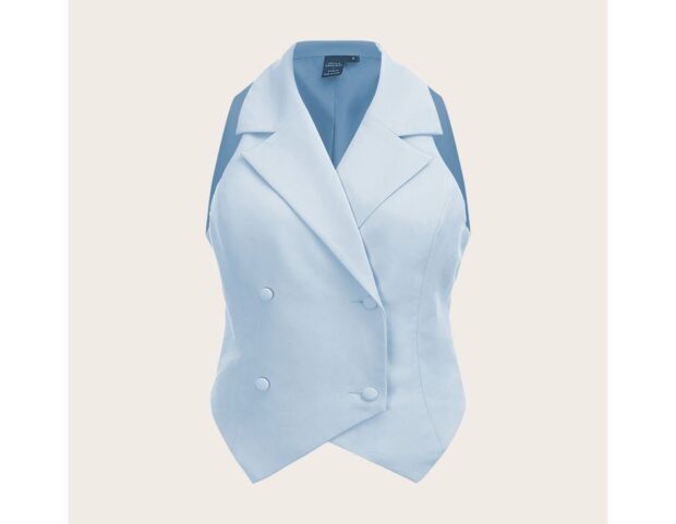 Cecilia Rodriguez X SHEIN Gilet blazer colletto a risvolto