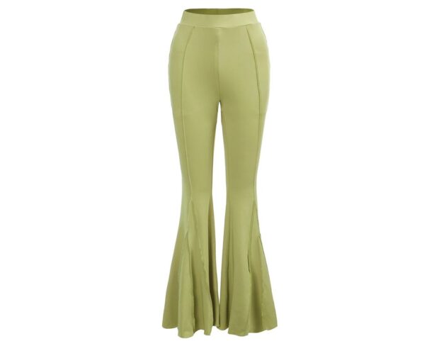 Cecilia-Rodriguez-X-SHEIN-Pantaloni-svasati-vita-alta