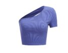Cecilia Rodriguez X SHEIN Top monospalla maglia a coste