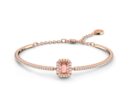 Bracciale rigido Millenia Taglio ottagonale, Rosa, Placcato color oro rosa