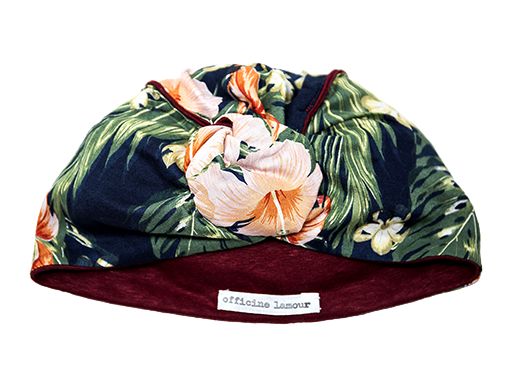 Turbante double face fatto a mano